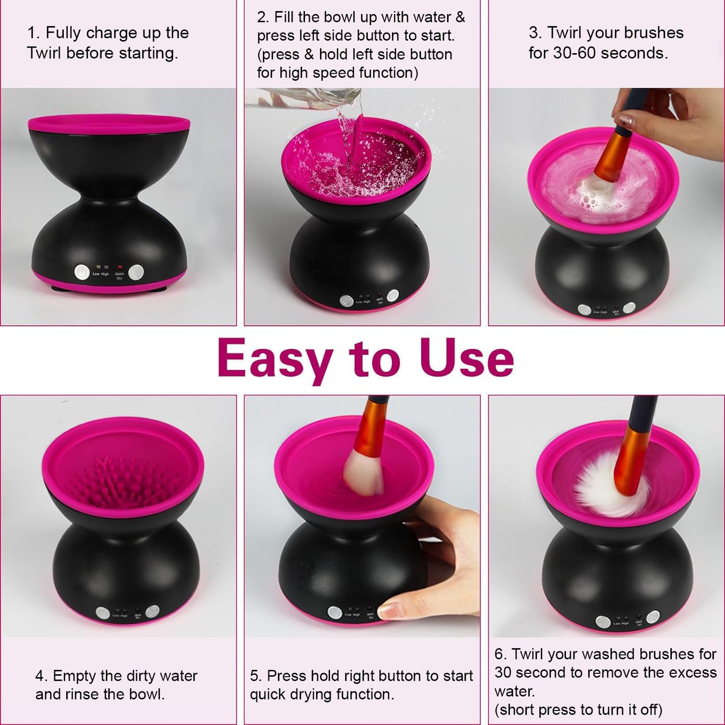 Twirl Makeup Brush Cleaner