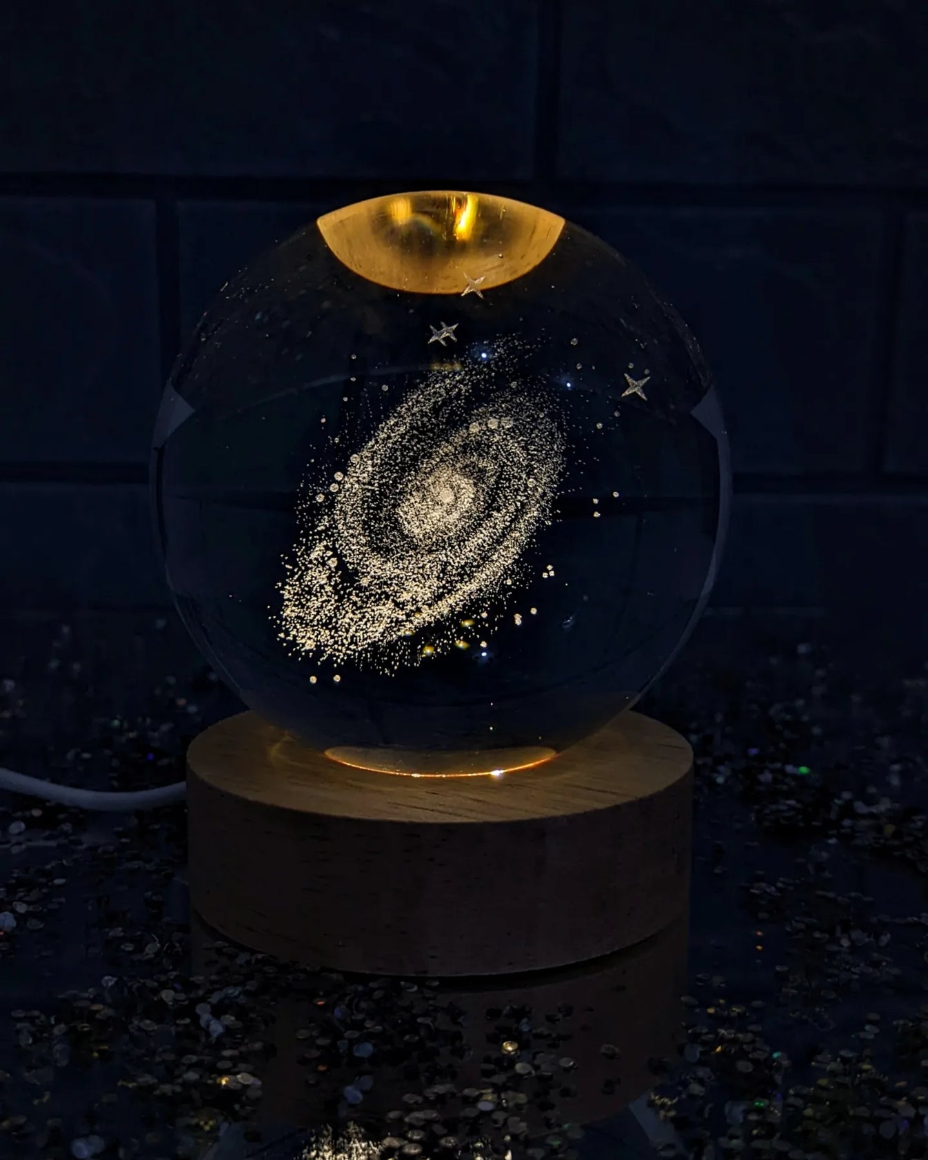 Crystal Galaxy Ball