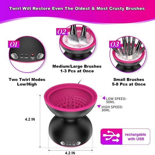 Twirl Makeup Brush Cleaner